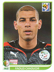 Faouzi Chaouchi Algeria samolepka Panini World Cup 2010 #222